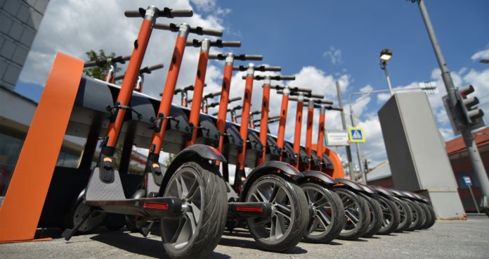 первые самокаты в столице