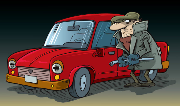 криминал, кража машины